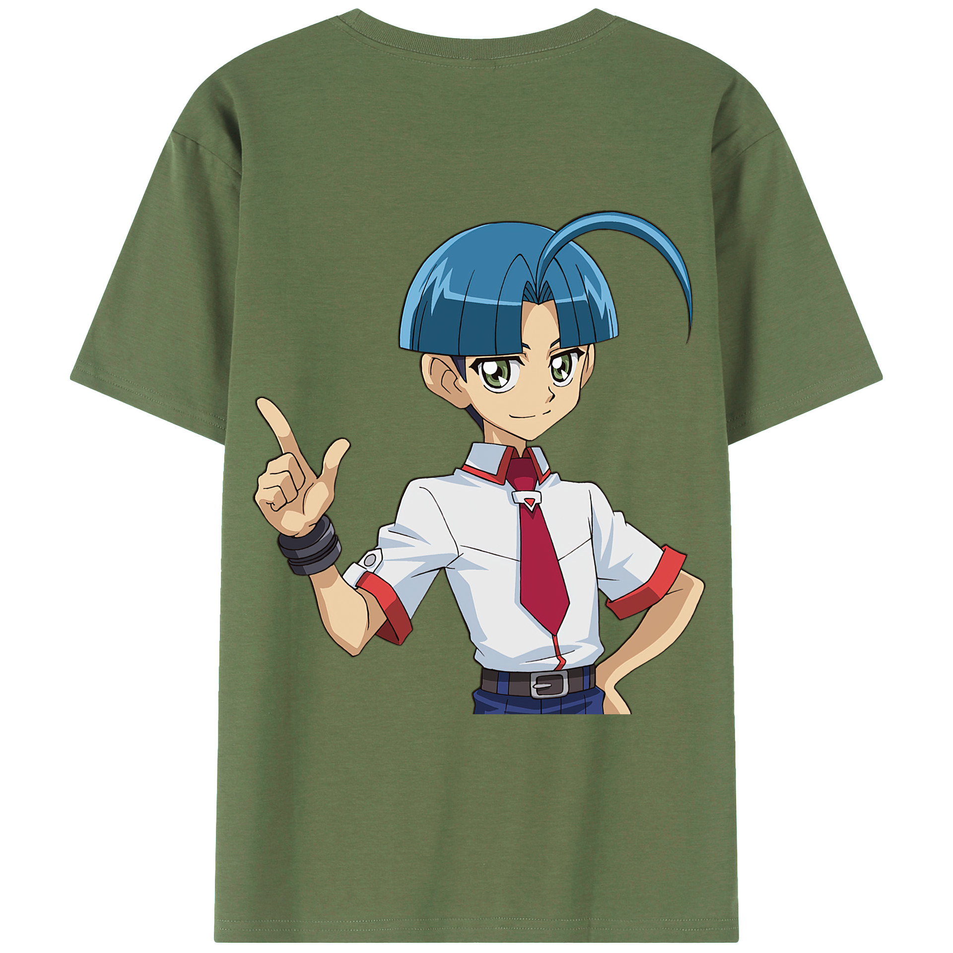（画像用） 遊☆戯☆王 Yu-Gi-Oh! 綿100％ メンズ半袖Tシャツ（バックプリント） 通気性